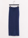 BASERANGE 25 Spring/Summer Drip Skirt/Cardigan Portugal BAS-SKDR-LI-SU25-MEZ BLUE Skirt (DRDR)
